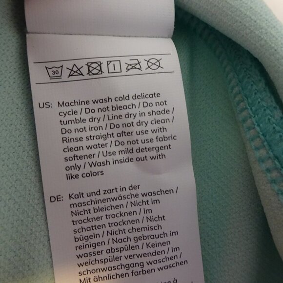 Cupshe One Piece Swimsuit Women's Size XS Blue Plunge Neck High Cut Cheeky - Picture 9 of 9